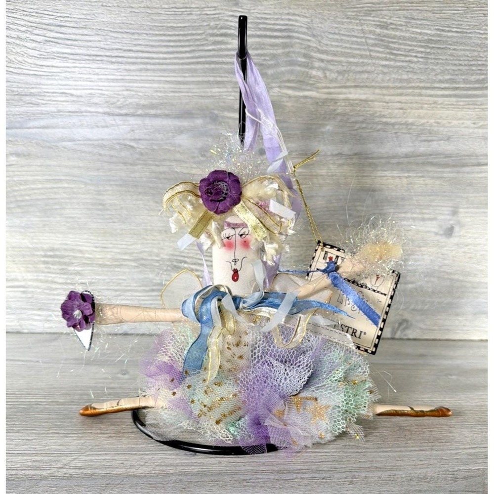 Ruby Lips Studio Angel Ballerina Dancer Figure Ornament Silvestri W/ Tag
